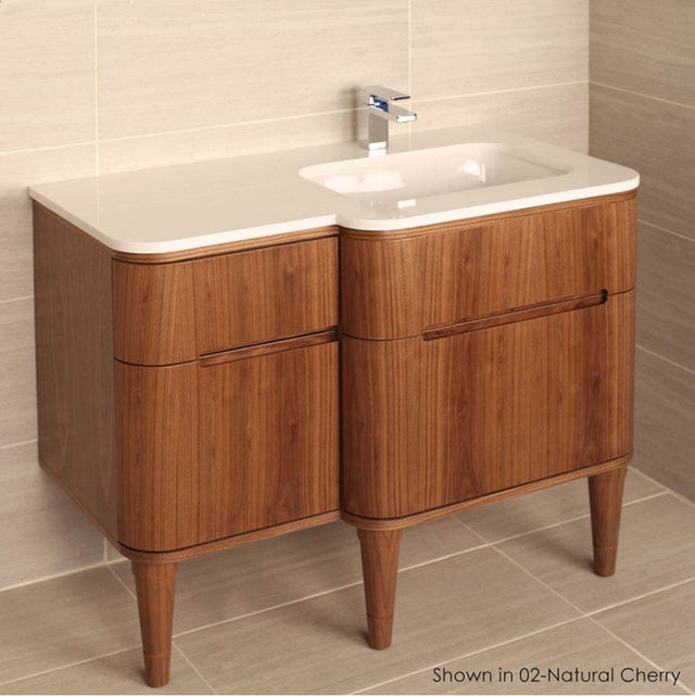 Lacava - Solid Surface countertop for vanity H274R. - Lava