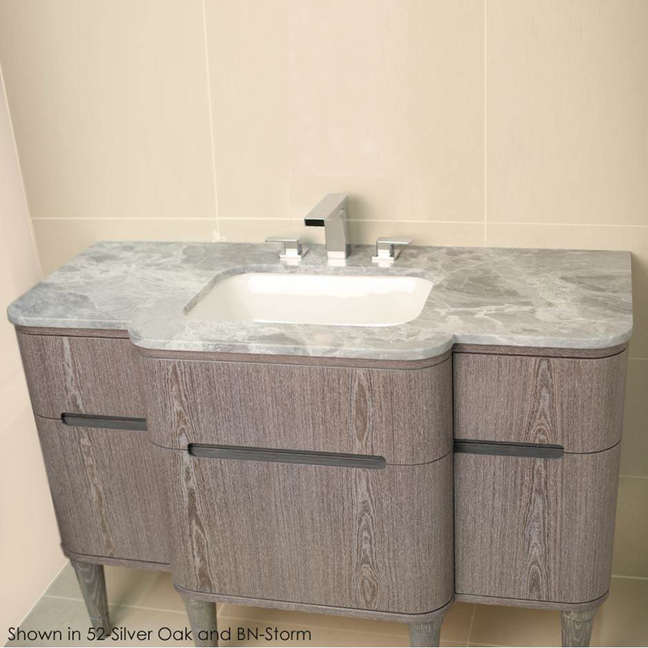 Lacava - Solid Surface countertop for vanity H274. - Obsidian