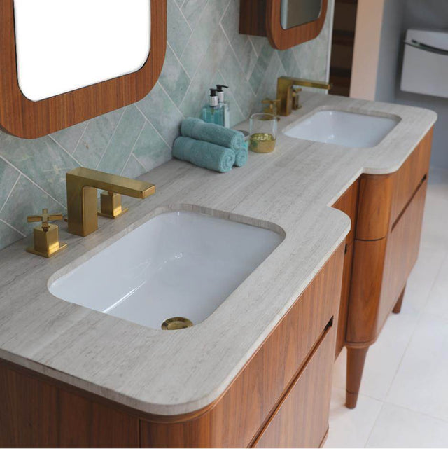Lacava - Solid Surface  countertop for vanity H275. - Marmo