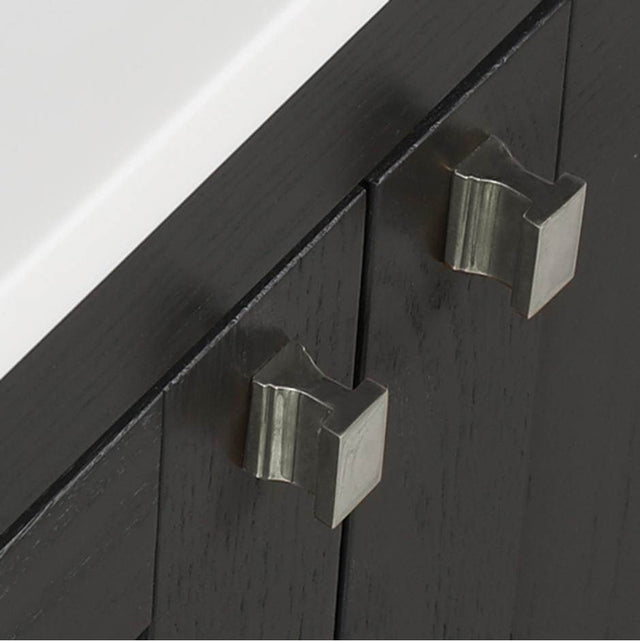 Lacava - Door or drawer pull . W: 1'', H: 5/8''. - Brushed Nickel