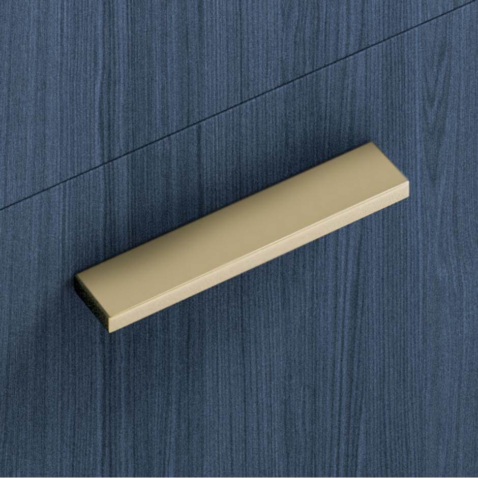 Lacava - Rectagular pull 6''w, 1''d, 1/4''h - Matte White