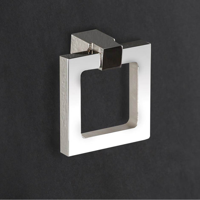 Lacava - Door or drawer pull . W: 2'', H: 2 1/8''. - Brushed Nickel