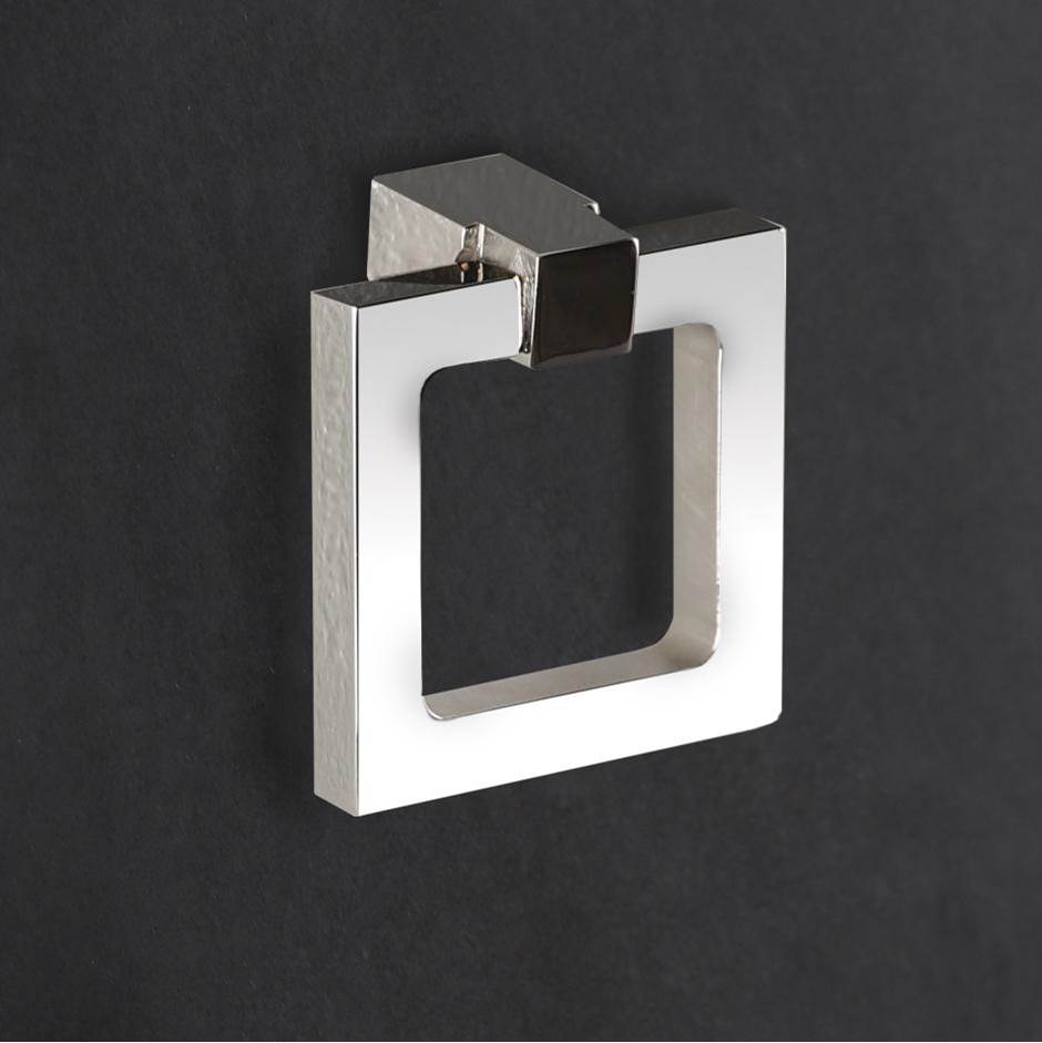 Lacava - Door or drawer pull . W: 2'', H: 2 1/8''. - Polished Chrome