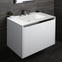 Lacava - Vanity top solid surface Bathroom Sink with overflow. - Matte White