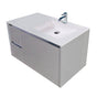 Lacava - Vanity top solid surface Bathroom Sink with overflow. - Gloss White