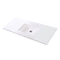 Lacava - Vanity top solid surface Bathroom Sink with overflow. - Matte White