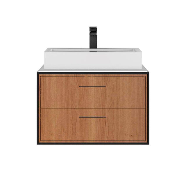 Lacava - Metal frame  for wall-mount under-counter vanity L321. Sold together with the cabinet and countertop.  W: 24'', D: 21'', H: 16''. - Matte Black