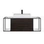 Lacava - Metal frame  for wall-mount under-counter vanity LIN-VS-48. Sold together with the cabinet and countertop.  W: 48'', D: 21'', H: 16''. - Matte White