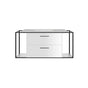 Lacava - Solid surface countertop for wall-mount under-counter vanity LIN-UN-48. - Matte White