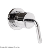 TRIM ONLY - 2-way diverter, flow rate 10 GPM (43.5 PSI), round backplate