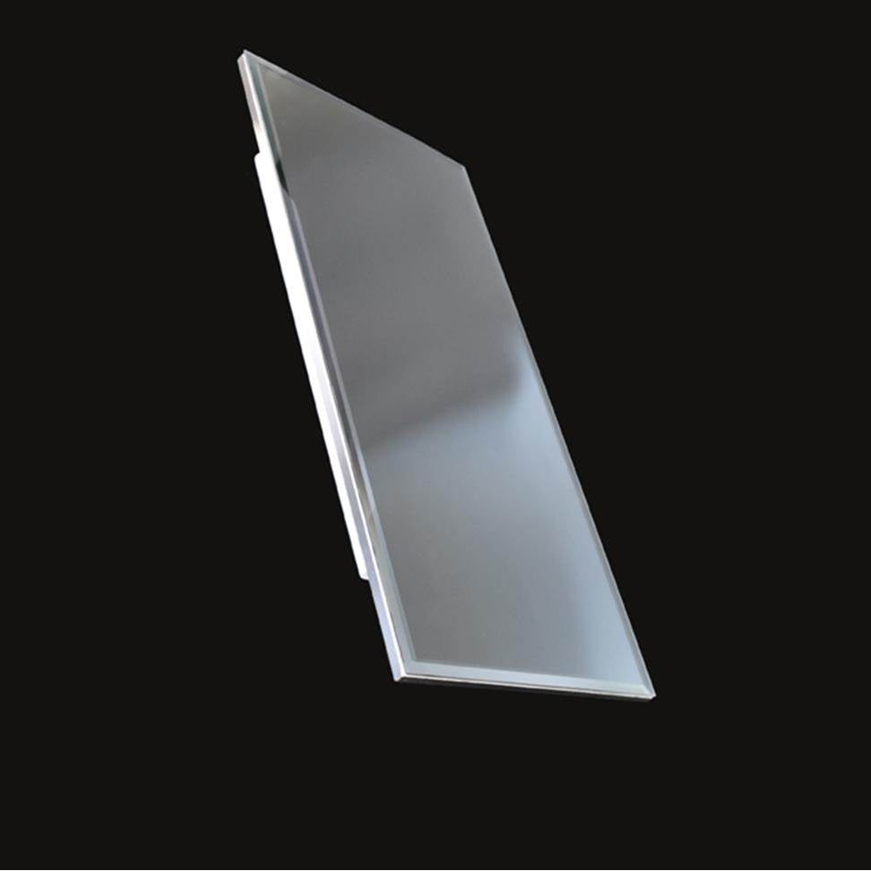 Lacava - Wall- mount beveled mirror with chrome edges and LED lights. W; 15'', H: 34'', D: 1''. - Polished Chrome