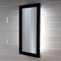 Lacava - Wall-mount mirror in metal or wooden frame with LED lights. W: 19'', H: 34'', D: 1''. - Matte White