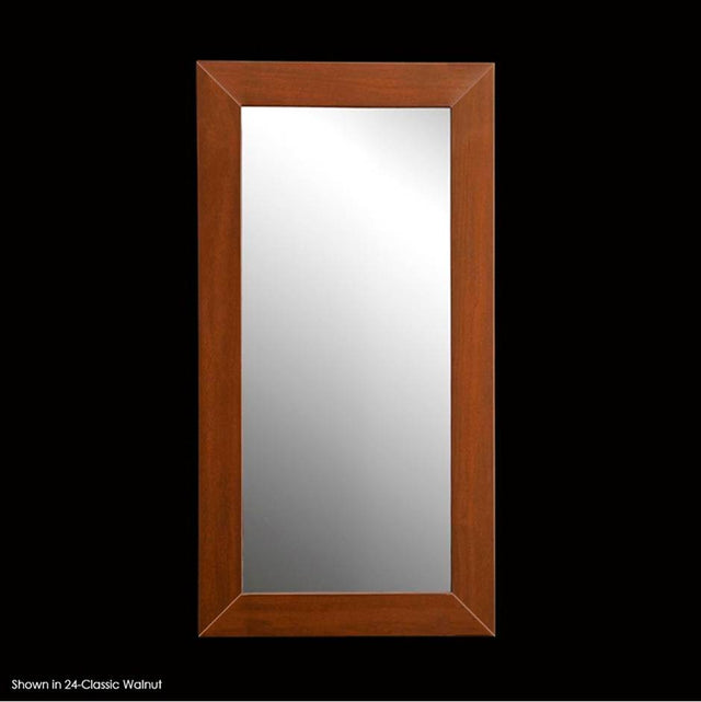 Lacava - Surface-mount or self-rimming recessed medicine cabinet with mirrored door and 3 adjustable shelves. - Gloss Ardesia