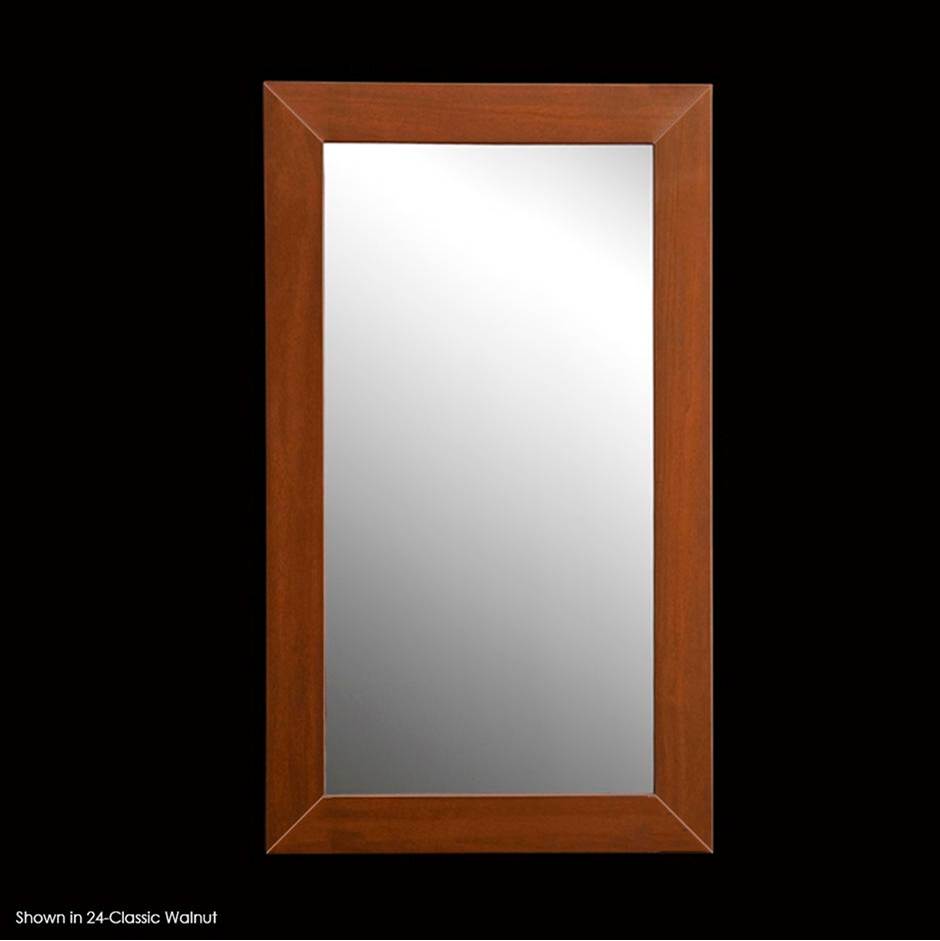 Lacava - Surface-mount or self-rimming recessed medicine cabinet with mirrored door and 3 adjustable shelves. - Gloss Ardesia