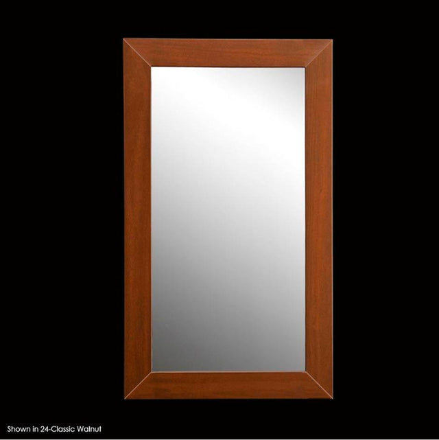 Lacava - Surface-mount or self-rimming recessed medicine cabinet with mirrored door and 3 adjustable shelves. - Gloss Ardesia