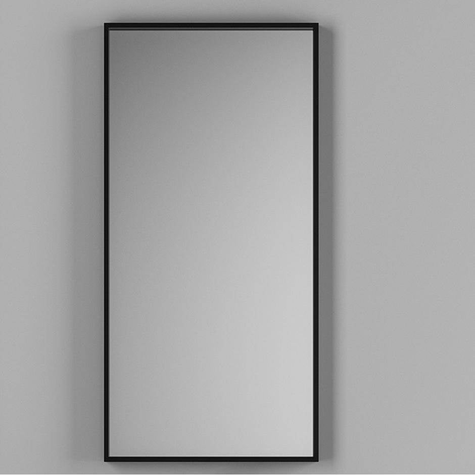 Lacava - Wall-mount mirror in wooden or metal frame. W:19'', H:34'', D: 2''. - Matte White
