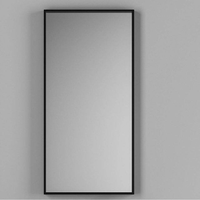 Lacava - Wall-mount mirror in wooden or metal frame. W:19'', H:34'', D: 2''. - Matte White