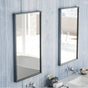 Lacava - Wall-mount mirror in wooden or metal frame. W:23'', H:34'', D: 2''. - Gloss Ardesia