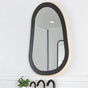 Lacava - Wall hung mirror with metal frame surround. Add on ACC4 LED lighting available. Can be mounted in multiple orientations. 26''W, 36-1/2''H - Brass Powder Coated
