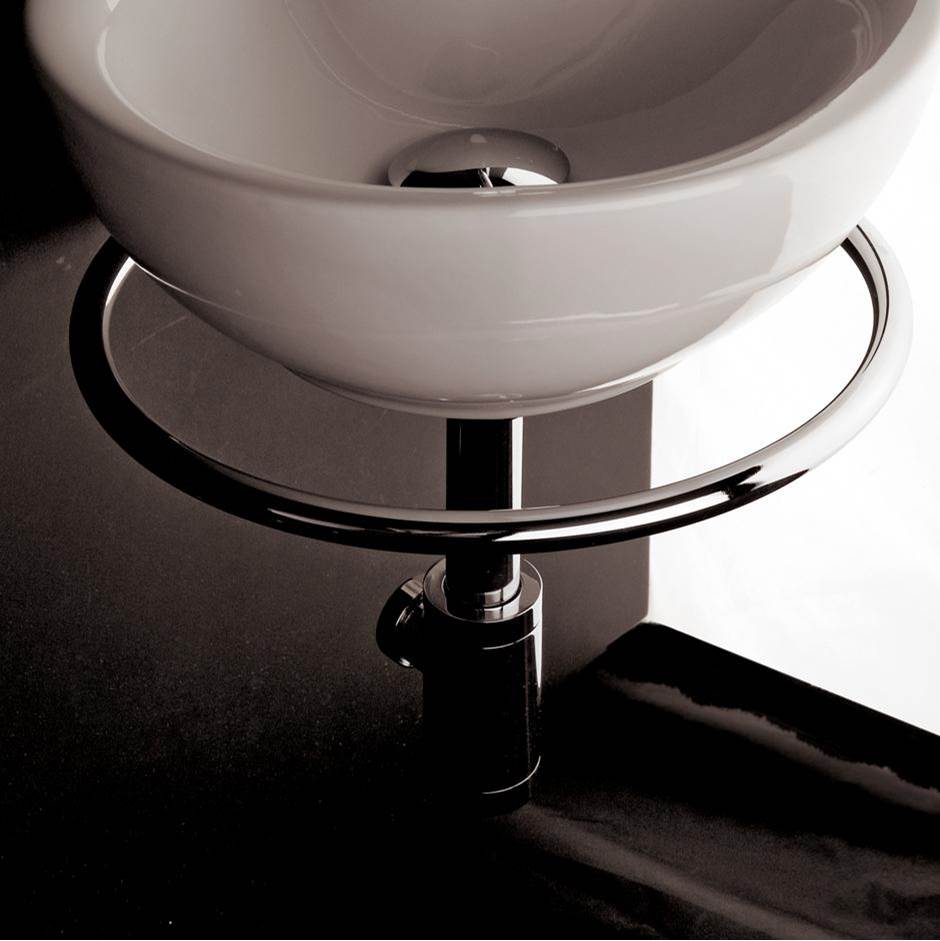 Lacava - Towel bar for MI013, 13 3/4''DIAM - Matte Black Metal