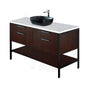 Lacava - Countertop in white solid surface, stone or quartz, for vanity NAV-VS-48. W: 48'', D: 22'', H: 1''. - Marmo