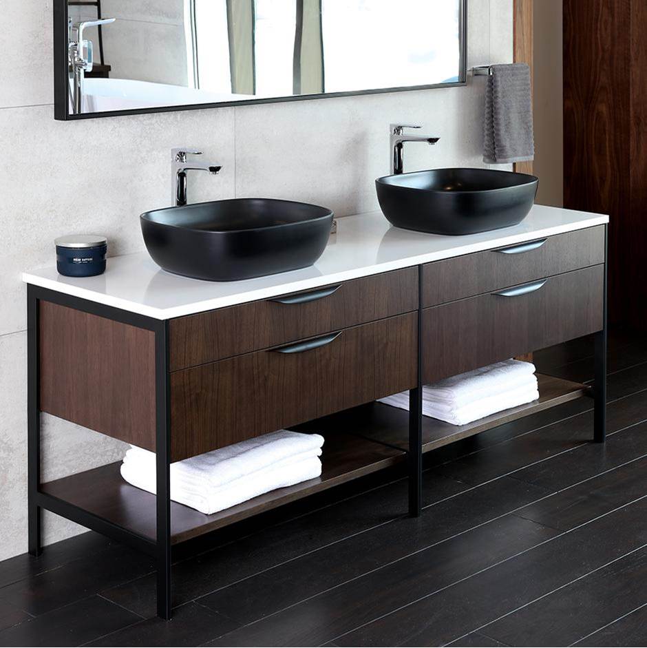 Lacava - Countertop  in white solid surface - Bianco, Stone