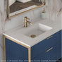 Lacava - Countertop in white solid surface - Marmo