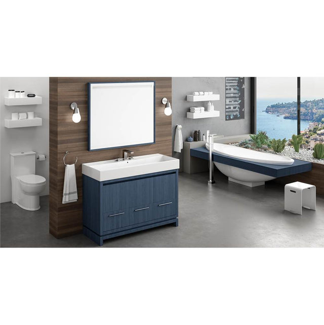 Lacava - Wall-mounted or vessel porcelain washbasin with overflow - White