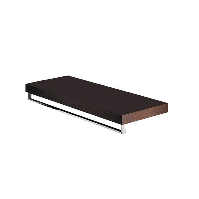 Lacava - Wall-mount wooden countertop with polished stainless steel brackets. Cut-outs provided upon request. 36''W, 19 3/4''D, 2 1/4''H. - Gloss Ardesia