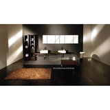 Lacava - Wall-mount wooden countertop with polished stainless steel brackets. Cut-outs provided upon request. 40''W, 19 3/4''D, 2 1/4''H. - Matte Olive Green