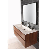 Lacava - Wall-mount under-counter vanity with two drawers and plumbing notch in back. - Ash Gray