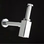 Lacava - Design square bottle trap MAX H: 14'' - Brushed Nickel