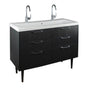 Lacava - Floor standing vanity with six drawers. - Matte White