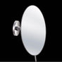 Lacava - Wall mount 3x magnifiyng mirror, adjustable with dual arm. Round.Diam: 8'', D:5'' - Polished Chrome