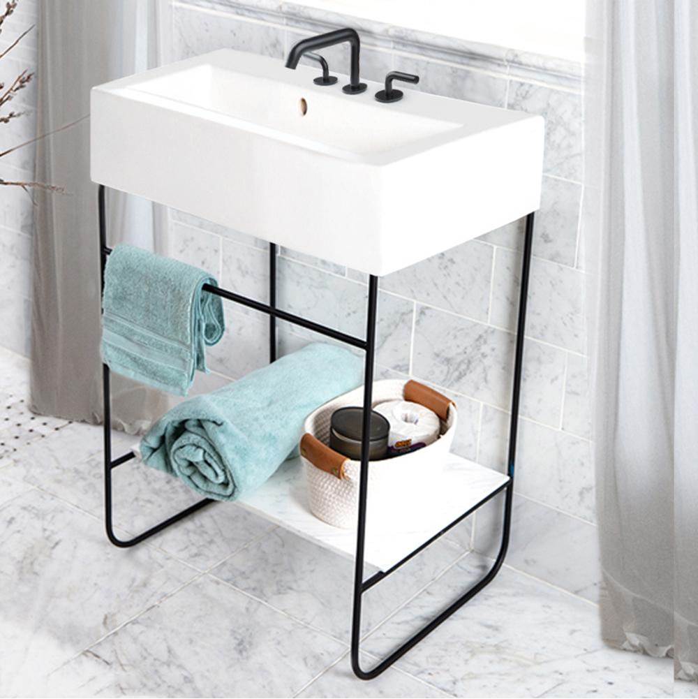 Lacava - SUAVE - Shelf for SUA-CV-23 console - Solid Surface Lava - Lava Solid Surface