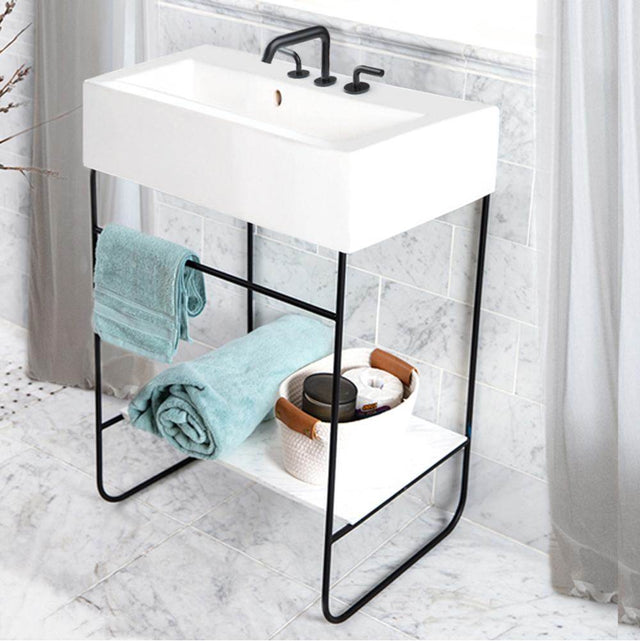Lacava - SUAVE - Shelf for SUA-CV-23 console - Solid Surface Lava - Solid Surface Lava
