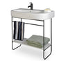 Lacava - SUAVE - Shelf for SUA-CV-32 console - Solid Surface Gloss White - Solid Surface Gloss White
