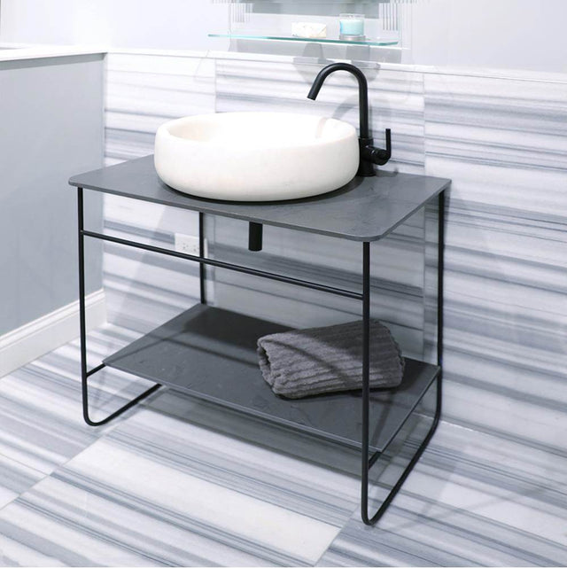 Lacava - SUAVE - Shelf for SUA-CV-34 console - Solid Surface Gloss White - Solid Surface Gloss White