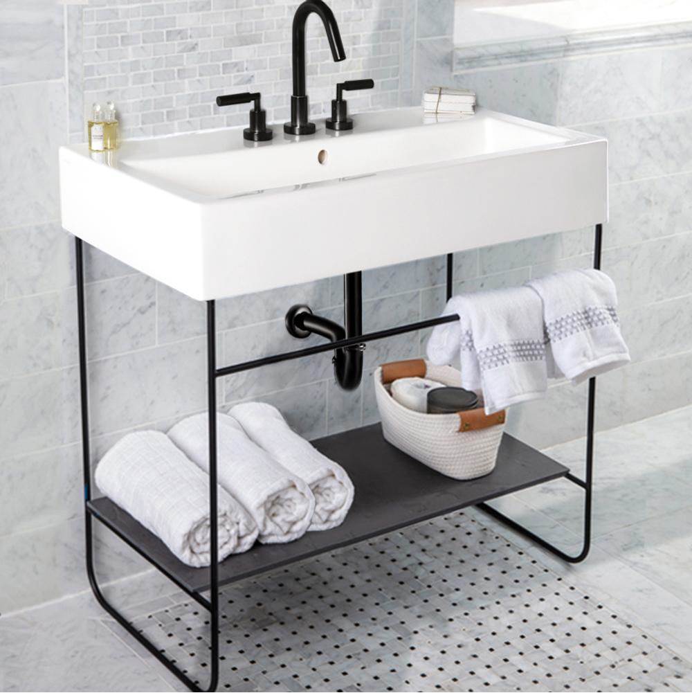 Lacava - SUAVE - Shelf for SUA-CV-39 console - Solid Surface Lava - Solid Surface Lava