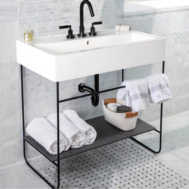 Lacava - SUAVE - Shelf for SUA-CV-39 console - Solid Surface Gloss White - Solid Surface Gloss White