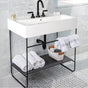 Lacava - SUAVE - Shelf for SUA-CV-39 console - Solid Surface Gloss White - Solid Surface Gloss White