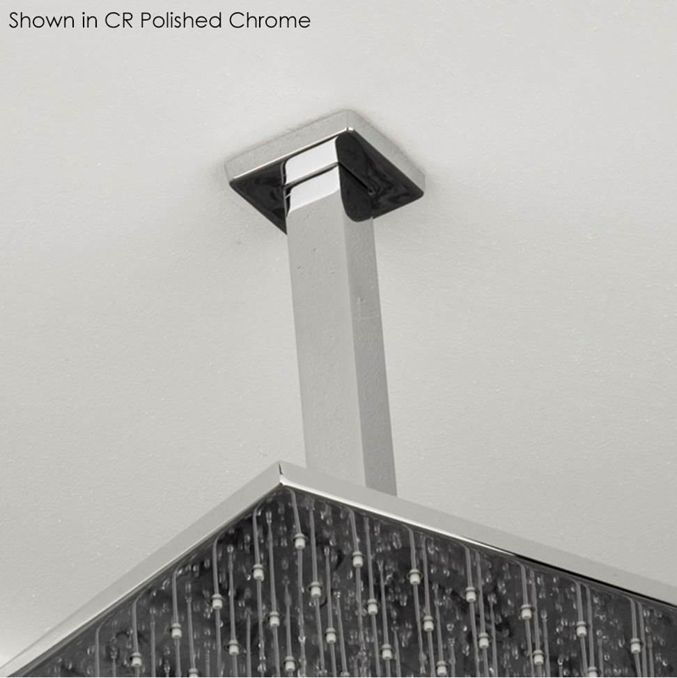 Lacava - Ceiling-mounted square shower arm, 8''H - Polished Chrome