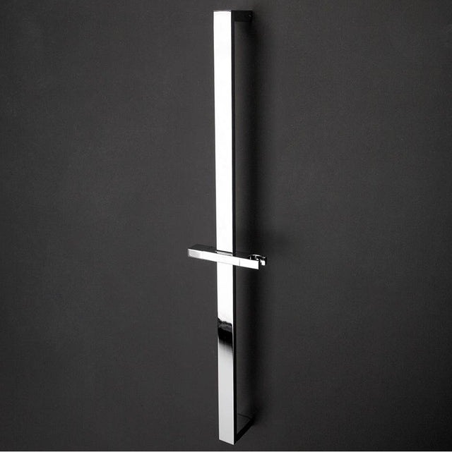 Lacava - Wall-mount rectangular rail with hook for hand-held shower head. 2 1/2''W, 27 5/8''H - Polished Nickel