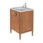 Lacava - Free-standing under-counter vanity with two doors(pulls included). - Gloss Ardesia
