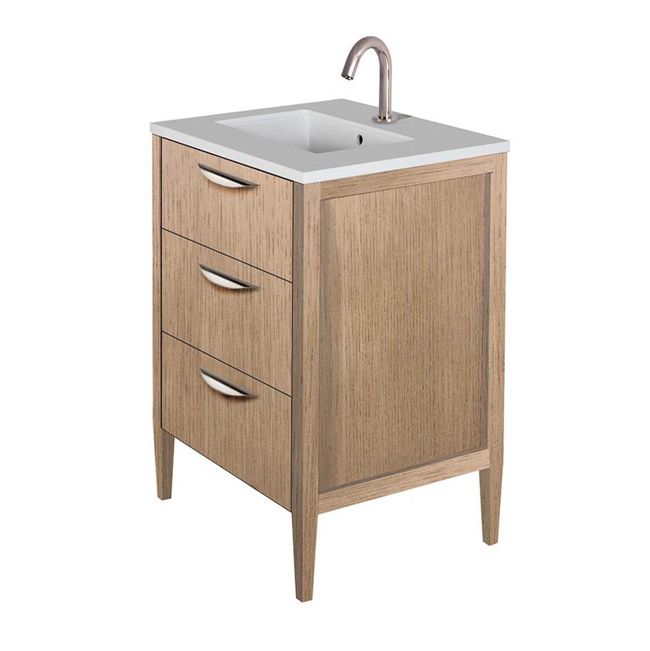 Lacava - Counter top for vanity LRS-F-24Aand LRS-F-24B with a cut-out for Bathroom Sink 5452UN. W: 24'', D: 21'', H: 3/4''. - Marmo