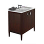 Lacava - Free-standing under-counter vanity with two doors(pulls included). - Gloss Ardesia