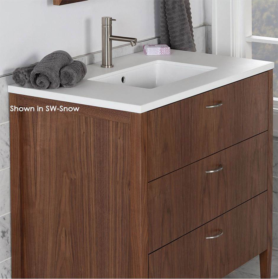Lacava - Counter top for vanity LRS-F-36A and LRS-F-36B with a cut-out for Bathroom Sink 5062UN. W: 36'', D: 21'', H: 3/4''. - Obsidian