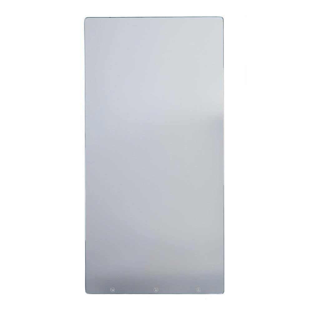 Lacava - Wall-mount frameless mirror, available with 7 1/2'' or 10'' in depth. Made to be used with faucet EX14, soap dispenser EX33, and hand dryer EX42-W2 (all sold separately).W: 20''  D: 7 1/2'' or 10''  H: 42'' - Gloss Ardesia