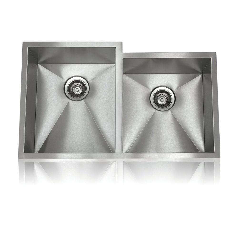 Lenova - Zero Radius Kitchen Sink 33'' X 20'' X 10''