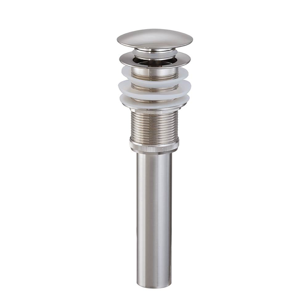 Lenova - Mushroom Pop Up Drain - Brushed Nickel